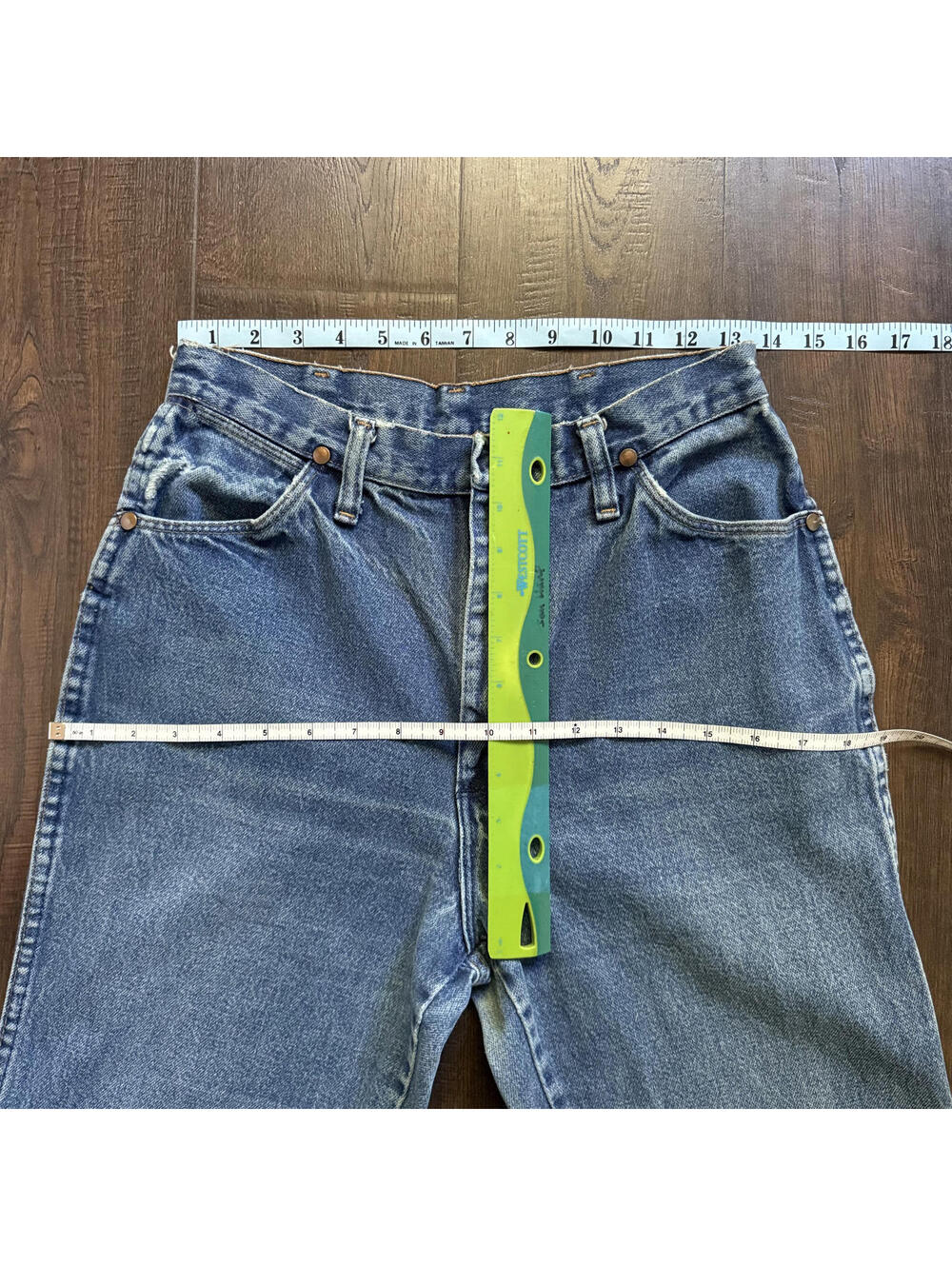 Vintage Wrangler Western Jeans Women 27x31 High Waist Rodeo Cowgirl 13MWZMR USA - Picture 6 of 7